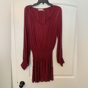Ramy Brook smocked mini dress with sequence. Great condition, only worn once